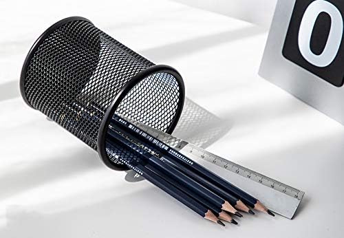 Black Metal Mesh Desktop Organizer
