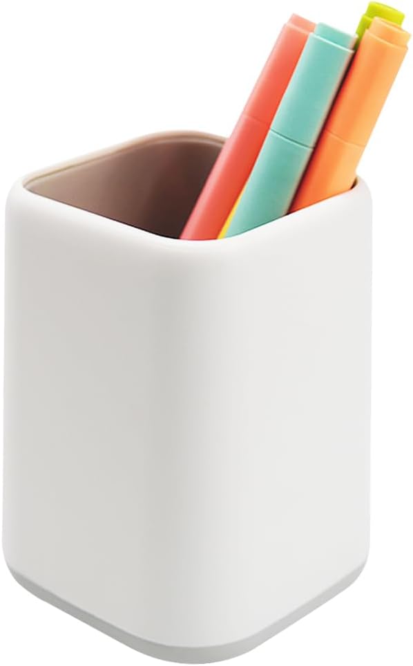 Modern Oval-Square Multi-Use Pen Holder