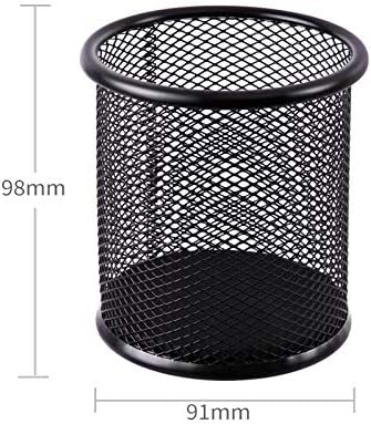 Black Metal Mesh Desktop Organizer
