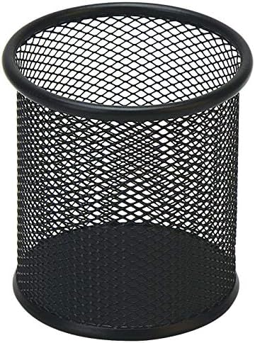 Black Metal Mesh Desktop Organizer