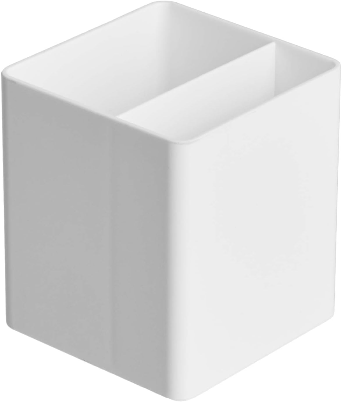 Plastic Desktop Organizer - Pen Holder for Pens/Pencils, White