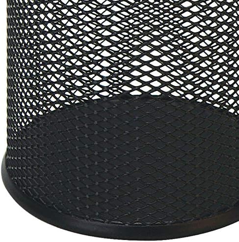 Black Metal Mesh Desktop Organizer